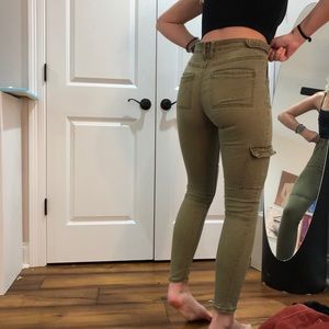 army green pants